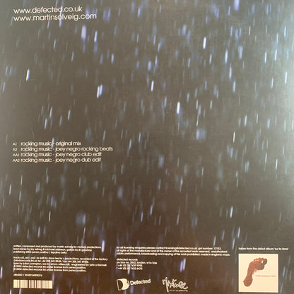 Martin Solveig “Rocking Music” includes Original and Joey Negro Mixes 4 Version 12inch Vinyl