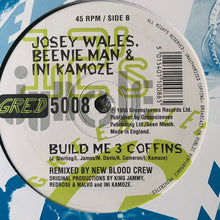 Load image into Gallery viewer, Josey Wales, Beenie Man &amp; Ini Kamoze “Jungle &amp; Western Cowboy Style” / “Build Me 3 Coffins” 2 Track 12inch Vinyl