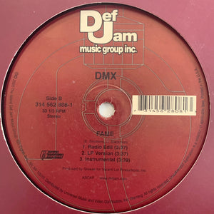 DMX “What You Want” / “Fame” 12inch Vinyl