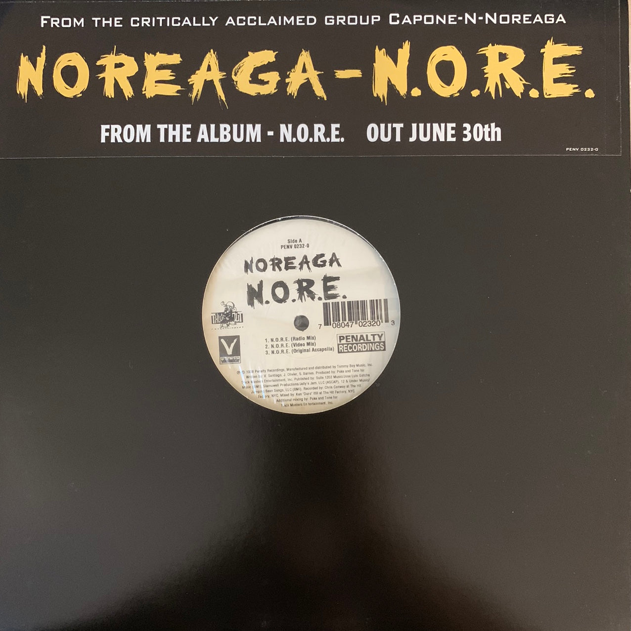 Noreaga “N.O.R.E.” 6 Version 12inch Vinyl