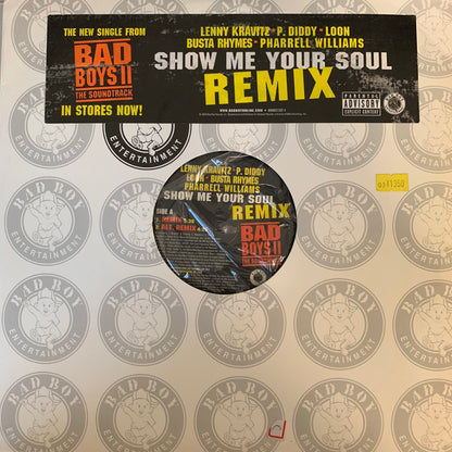 Lenny Kravitz, P Diddy, Pharrell “Show Me Your Soul” 5 Version 12inch Vinyl