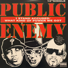 Load image into Gallery viewer, Public Enemy “I Stand Accused” 4 Track 12inch Vinyl