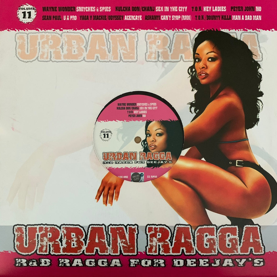 Urban Ragga Vol 11 8 Track Ragga 12” Album Featuring Wayne Wonder, Kulcha Don, Sean Paul, Ashanti, Bounty Killa