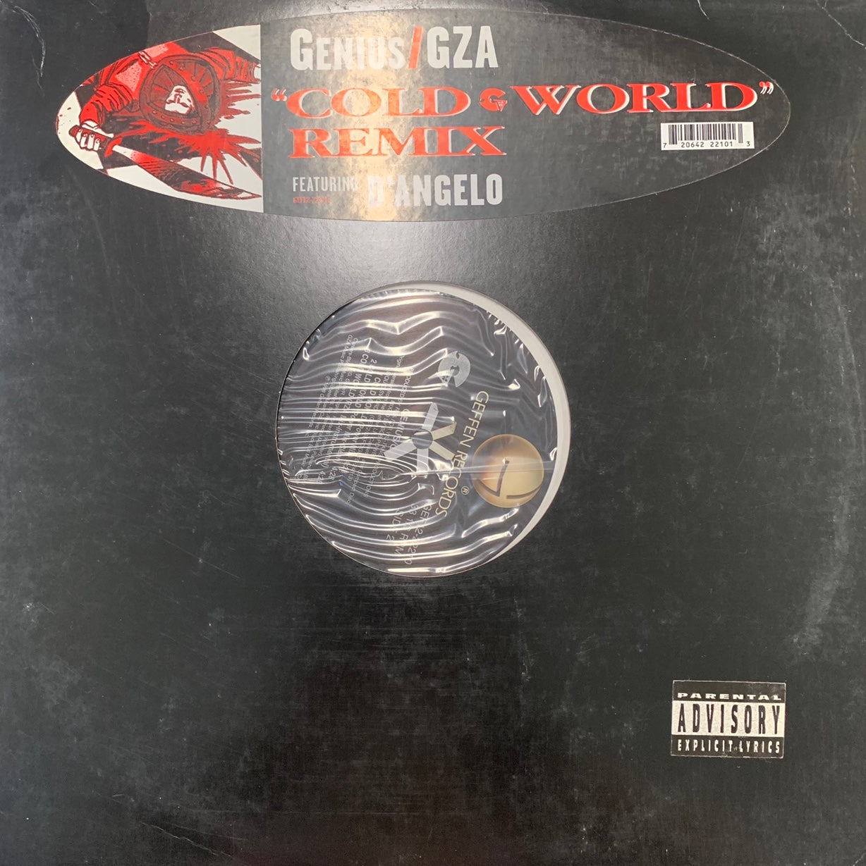 GZA Feat D’angelo “Cold World” remix 5 Version 12inch Vinyl