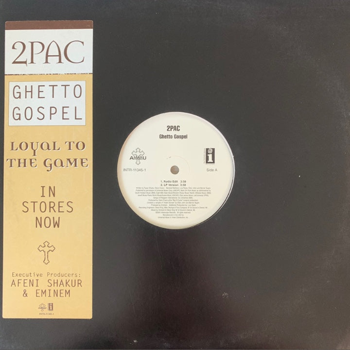 2pac “Ghetto Gospel” 5 Version 12inch Vinyl