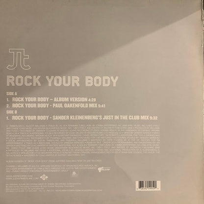 Justin Timberlake “Rock Your Body” 3 Version 12inch Vinyl