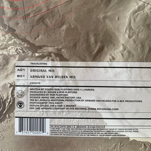 Goldie Feat KRS1 “Digital” Original Mix and Armand Van Helden Mix 2 Version 12inch Vinyl