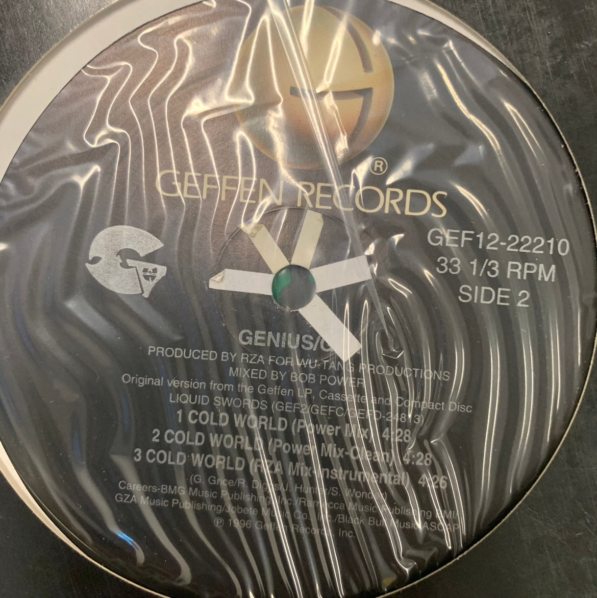 GZA Feat D’angelo “Cold World” remix 5 Version 12inch Vinyl