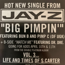 Load image into Gallery viewer, Jay-Z “Big Pimpin” / “Watch Me” Feat Dr Dre 6 Track 12inch Vinyl S