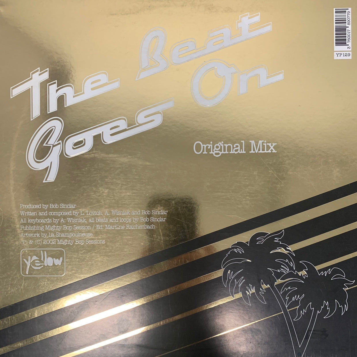 Bob Sinclar “The Beat Goes On” 1 Track 12inch Vinyl