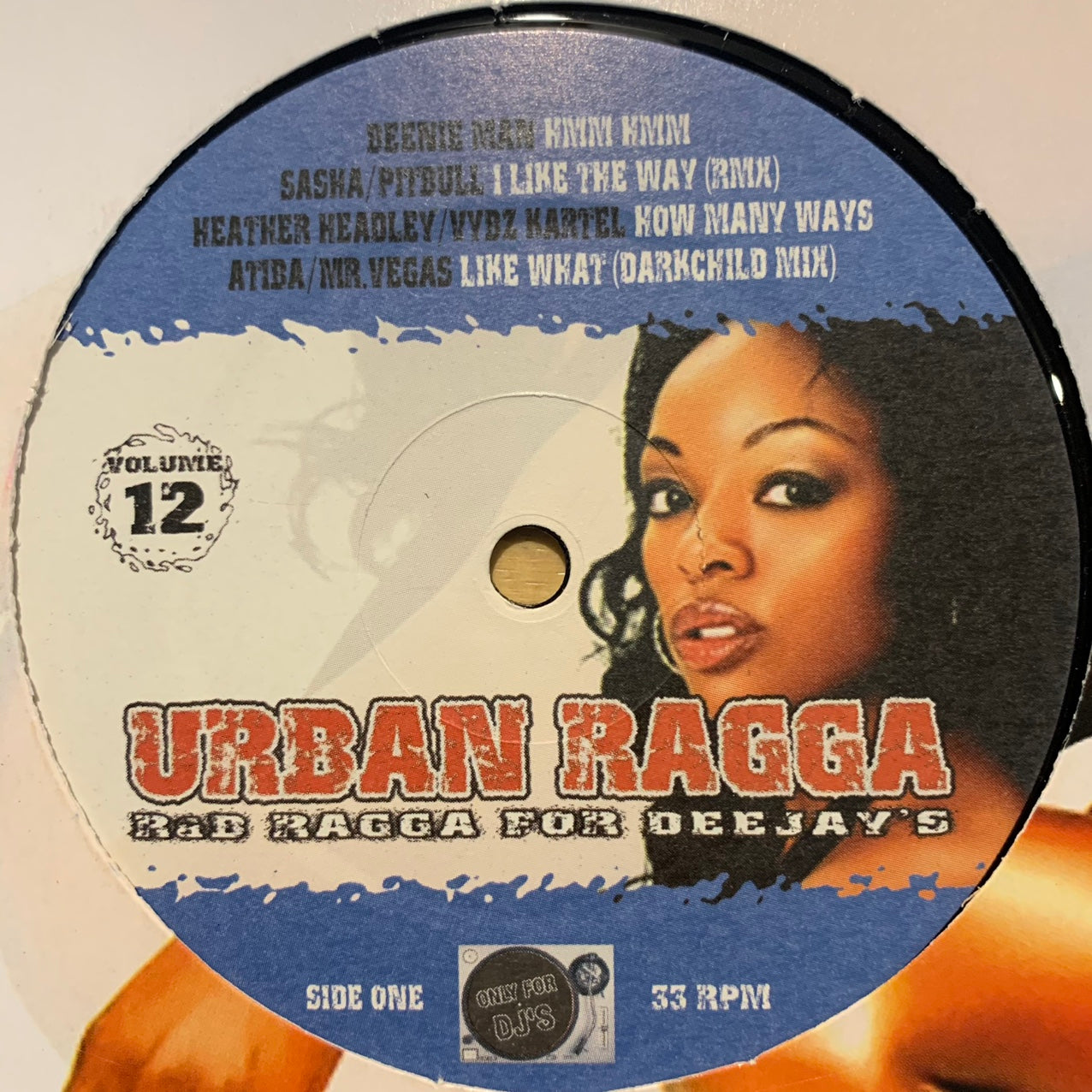 Urban Ragga Vol 12, 8 Track Ragga 12” Album Featuring Beenie Man, Rakim, Cecile, Mr. Vegas, Vybz Kartel