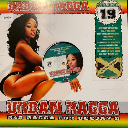 Urban Ragga Vol 19, 8 Track Ragga 12” Album Featuring Elephant Man, Daddy Yankee, Sean Paul, Rihanna, J. LO