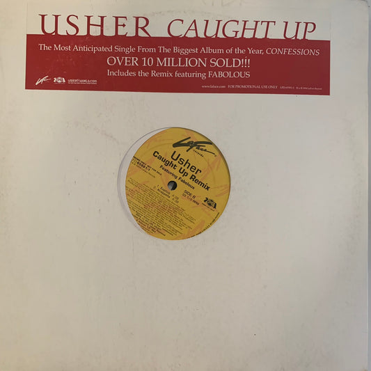 Usher “Caught Up” 4 Version 12inch Vinyl, eaturing Main, Instrumental and Remix’s Feat Fabolous