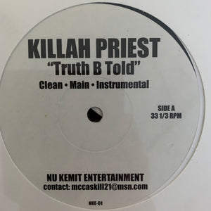 Killah Priest “Truth B Told” / “The Offering” 6 Version 12inch Vinyl, Factory Sealed