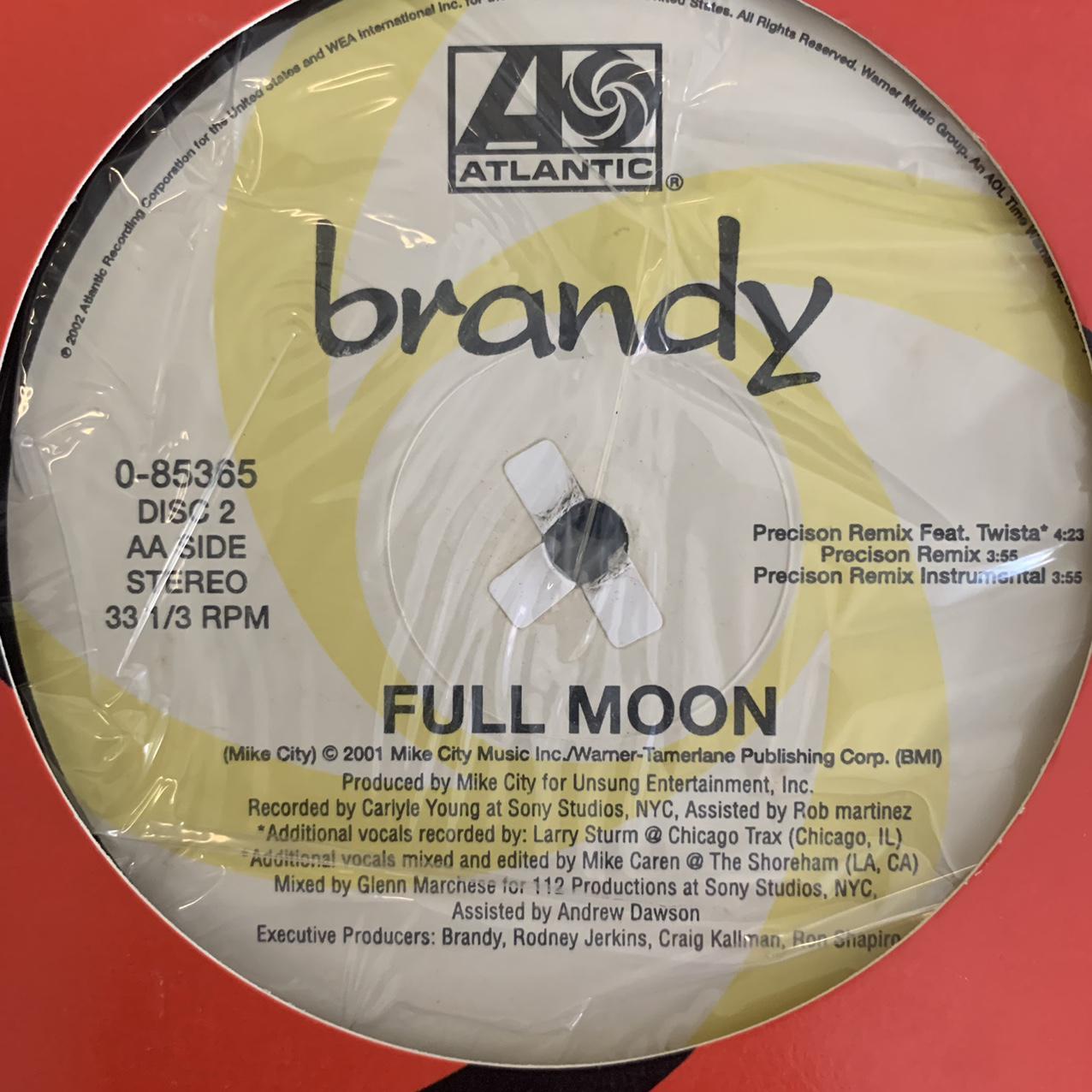 Brandy “Full Moon” 8 Version 12inch 2 x Vinyl Double Pack