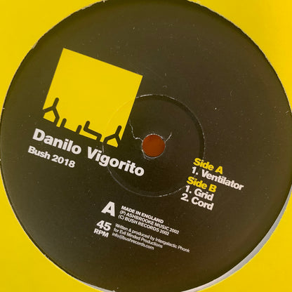 Danilo Vigorito “Ventilator” 3 Track 12inch Vinyl