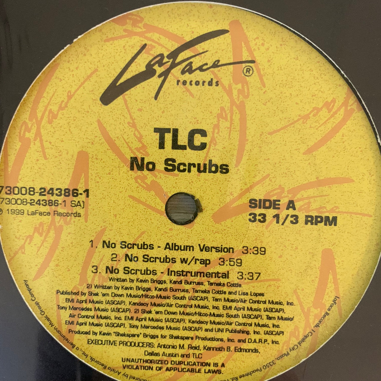 TLC “No Scrubs” / “Silly Ho” 5 Version 12inch Vinyl