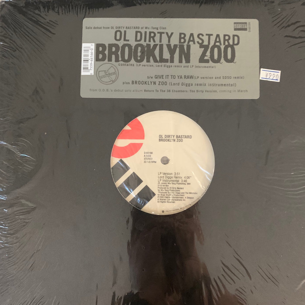 Ol Dirty Bastard “Brooklyn Zoo” 6 Version 12inch Vinyl