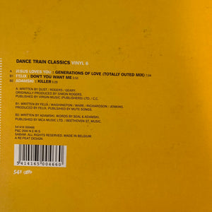 Dance Train Classics Vol 6 Feat Jesus Loves You, Felix and Adamski 3 Track 12inch Vinyl