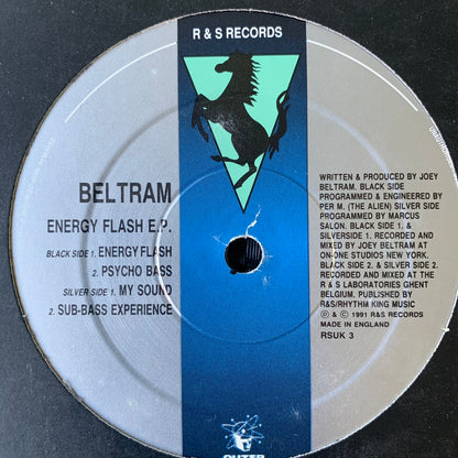 Joey Beltram “Energy Flash” ep 4 Track 12inch Vinyl Near Mint Copy