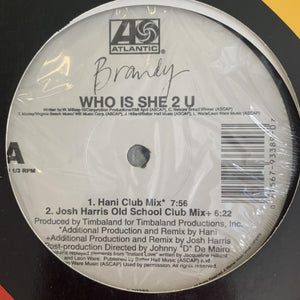 Brandy “Who Is She 2 U” 8 Version 12inch 2 X Vinyl Double Pack