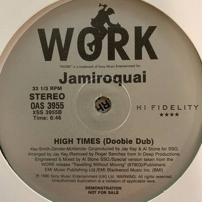 Jamiroquai “High Times” Roger Sanchez Remixes 2 Version 12inch