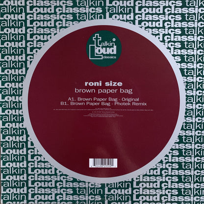 Roni Size “Brown Paper Bag” 2 Version 12inch Vinyl