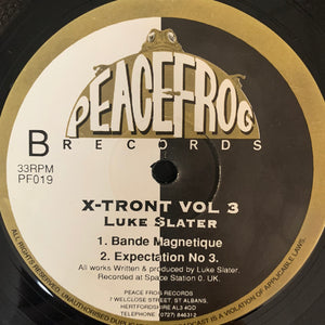 Luke Slater ‘X-Tront Vol 3’ Ep 3 Track 12inch Vinyl