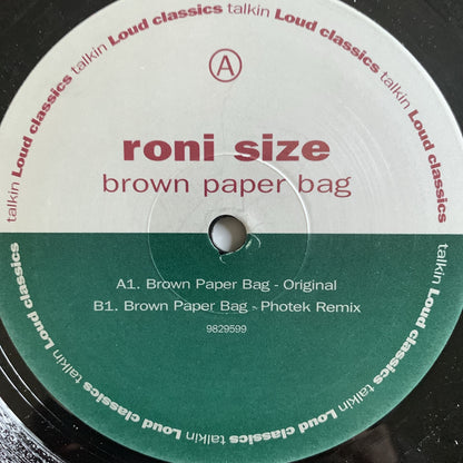 Roni Size “Brown Paper Bag” 2 Version 12inch Vinyl