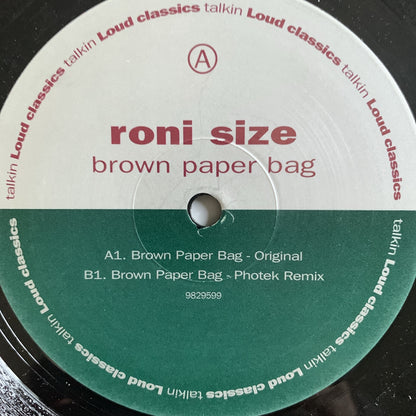 Roni Size “Brown Paper Bag” 2 Version 12inch Vinyl