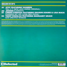 Load image into Gallery viewer, Defected in The House Miami 09 4 Track 12inch Vinyl Single Track Listing In Photos Featuring ATFC, Jovonn and Teddy Douglas,