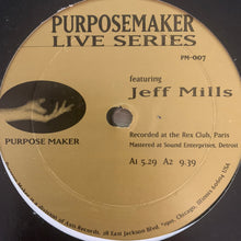 Load image into Gallery viewer, Jeff Mills ‘Purpose Maker’ Live Series 2 Track 12inch Vinyl