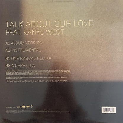 Brandy “Talk About Our Love” 4 Version 12inch Vinyl