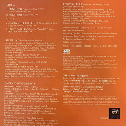 Twista “Sunshine” / “Overnight Celebrity” 4 Track 12inch Vinyl