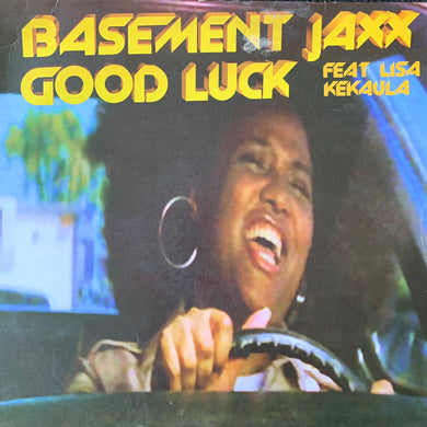 Basement Jaxx Feat Lisa Kekaula “Good Luck” / “ah-Choo” / “Onyx” 3 Track 12inch Vinyl
