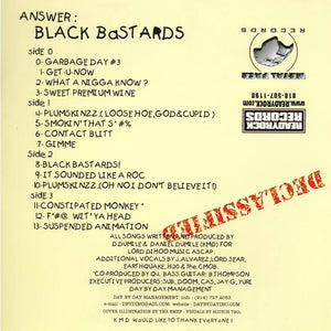 KMD BL_CK B_ST_RDS 2 X Vinyl Album, Factory Sealed, Featuring “What A Ni**a Know?” / “Sweet Premium Wine” / “Smokin’ That Shit!”