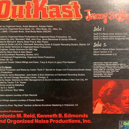 Outkast “Jazzy Belle” Remix 6 Version 12inch Vinyl
