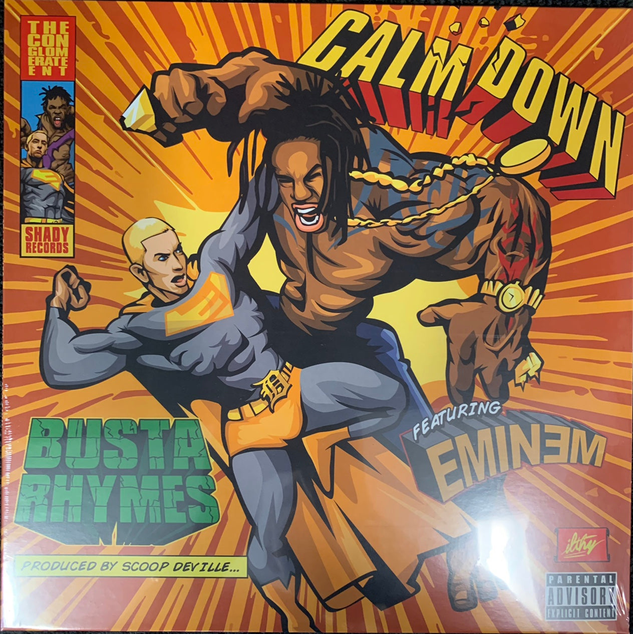 Busta Rhymes Feat Eminem “Calm Down” Feat Everlast 6 Version 12inch Vinyl