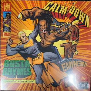 Busta Rhymes Feat Eminem “Calm Down” Feat Everlast 6 Version 12inch Vinyl