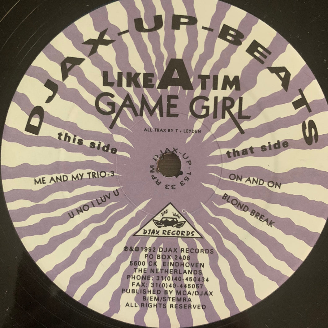 Like A Tim “Game Girl” 4 Track 12inch Vinyl