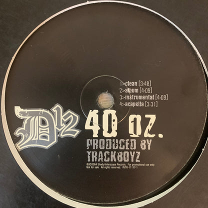 D12 “My Band” / “40 Oz” 8 Version 12inch Vinyl