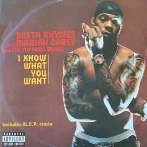 Busta Ryhmes & Maria Carey Feat The Flipmode Squad “I Know What You Want” / “Call The Ambulance Remix” 3 Version 12inch Vinyl