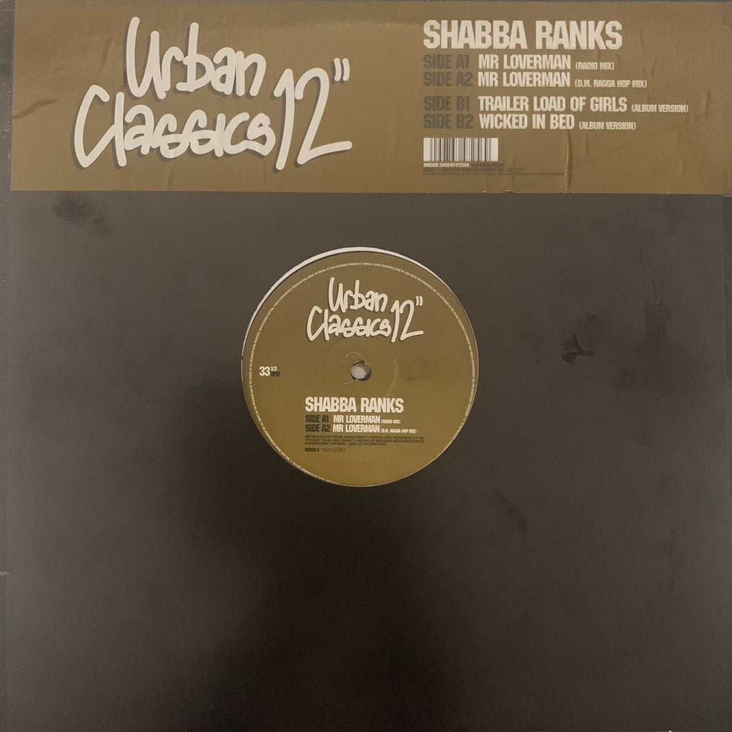 Shabba Ranks “Mr Loverman” / “Trailer Load Of Girls” / “Wicked In Bed” 3 Track 12inch Vinyl