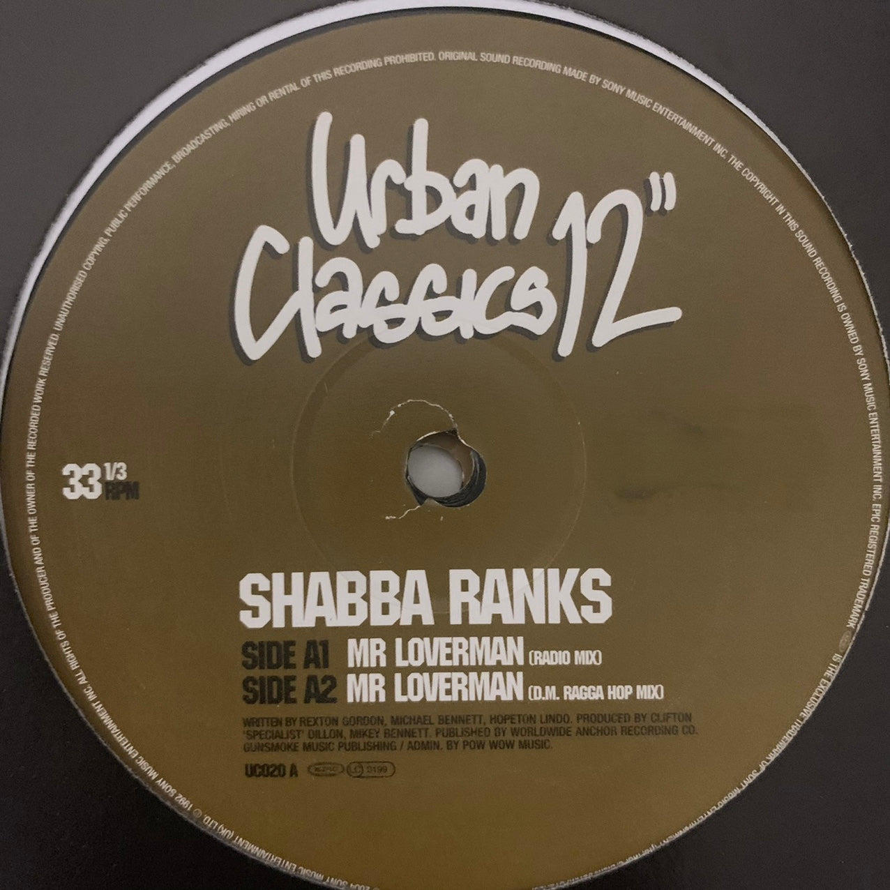 Shabba Ranks “Mr Loverman” / “Trailer Load Of Girls” / “Wicked In Bed” 3 Track 12inch Vinyl