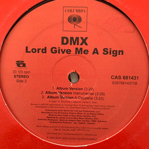 DMX “Lord Give Me A Sign” 6 Version 12inch Vinyl