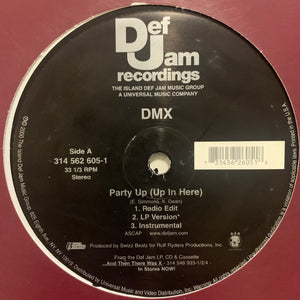 DMX “Party Up ( Up In Here )” 6 Track 12inch Vinyl