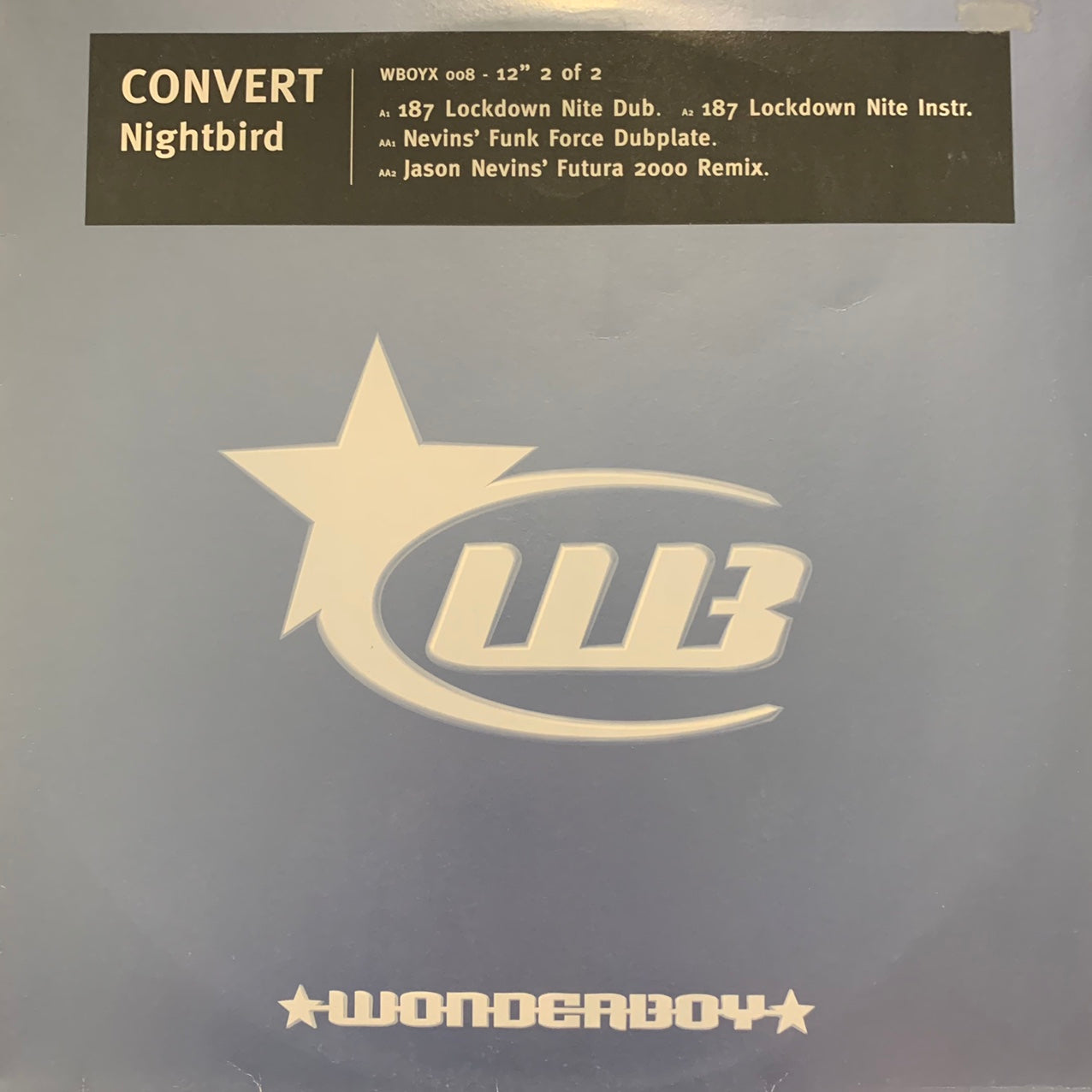 Convert “Nightbird” 4 Version 12inch Vinyl