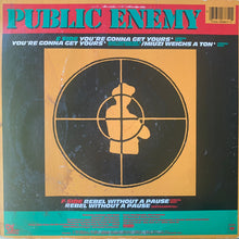 Load image into Gallery viewer, Public Enemy “You’re Gonna Get Yours” / Miuzi Weighs A Ton” / “Rebel Without A Pause” 5 Track 12inch Vinyl