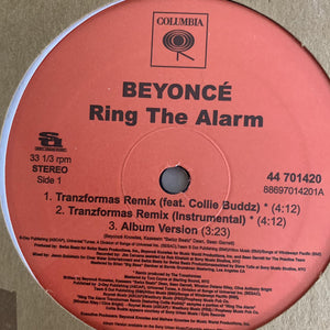 Beyoncé “Ring The Alarm” 7 Version 12inch Vinyl
