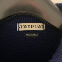 Load image into Gallery viewer, Stone Island Vintage Mock Neck 100% Wool Sweater Size XL complete with Green Edged Badge Made In Italy